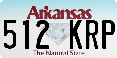 AR license plate 512KRP