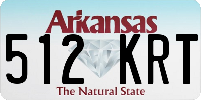 AR license plate 512KRT