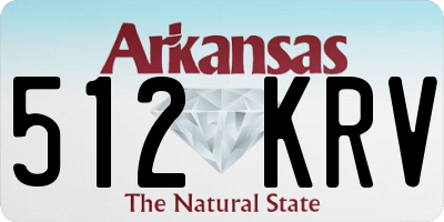 AR license plate 512KRV