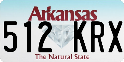 AR license plate 512KRX