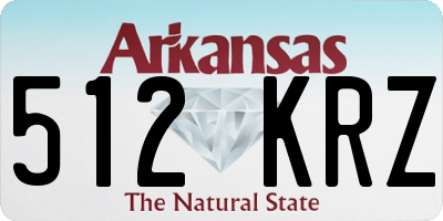 AR license plate 512KRZ