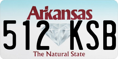 AR license plate 512KSB