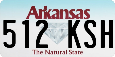 AR license plate 512KSH