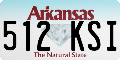AR license plate 512KSI