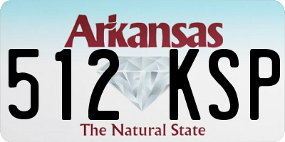 AR license plate 512KSP