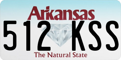 AR license plate 512KSS