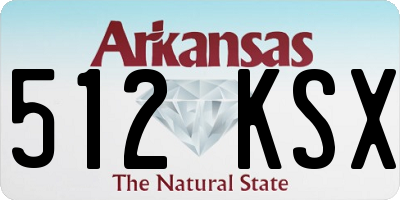 AR license plate 512KSX