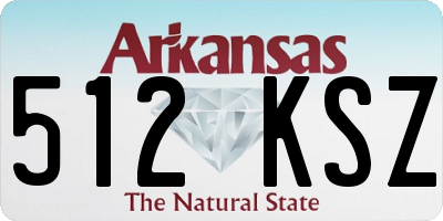 AR license plate 512KSZ