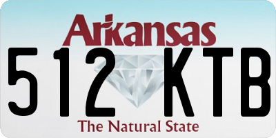 AR license plate 512KTB