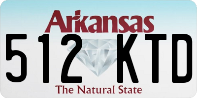 AR license plate 512KTD