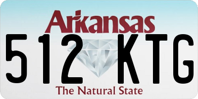 AR license plate 512KTG