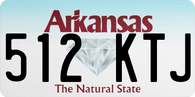 AR license plate 512KTJ