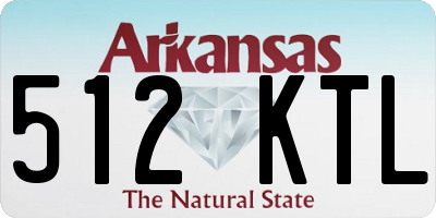 AR license plate 512KTL