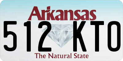 AR license plate 512KTO