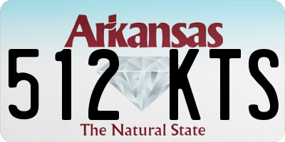 AR license plate 512KTS