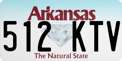 AR license plate 512KTV