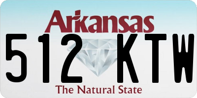AR license plate 512KTW