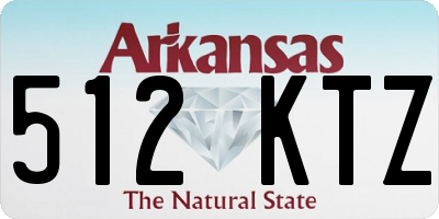 AR license plate 512KTZ