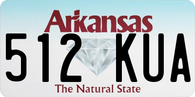AR license plate 512KUA