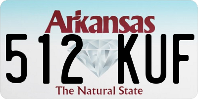 AR license plate 512KUF