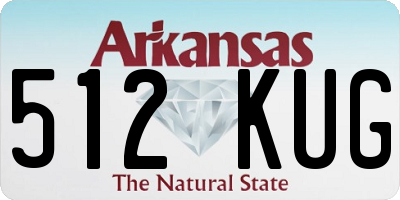 AR license plate 512KUG
