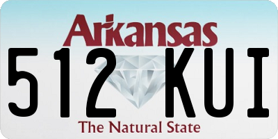 AR license plate 512KUI