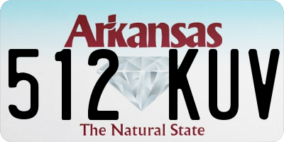 AR license plate 512KUV