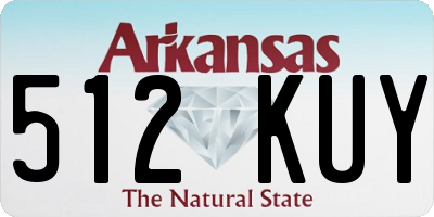 AR license plate 512KUY