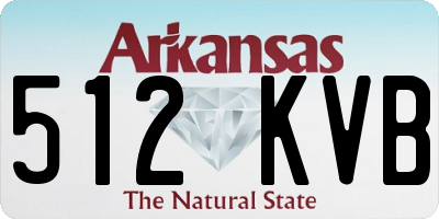 AR license plate 512KVB