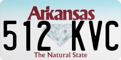 AR license plate 512KVC