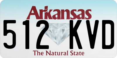 AR license plate 512KVD