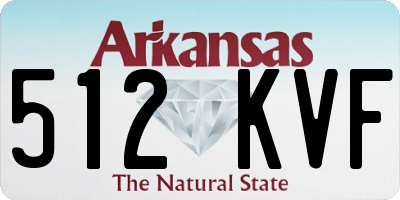 AR license plate 512KVF