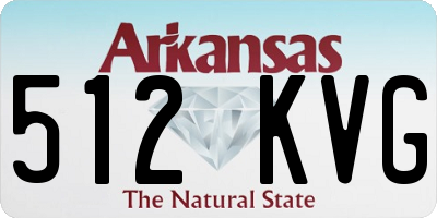 AR license plate 512KVG