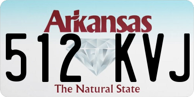 AR license plate 512KVJ