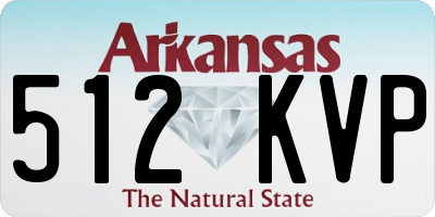 AR license plate 512KVP