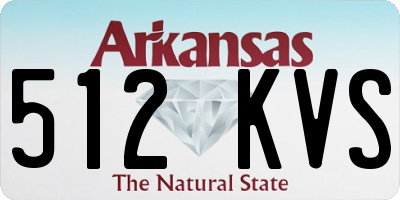 AR license plate 512KVS