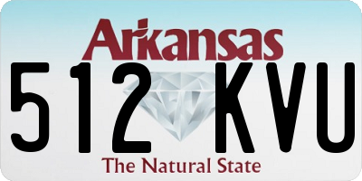 AR license plate 512KVU
