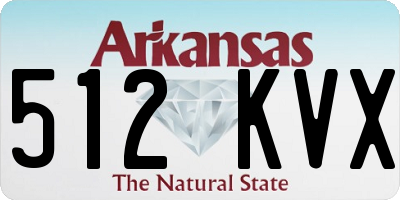 AR license plate 512KVX