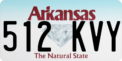 AR license plate 512KVY