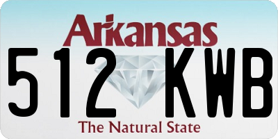AR license plate 512KWB