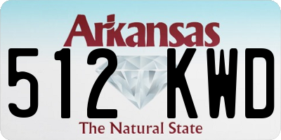 AR license plate 512KWD