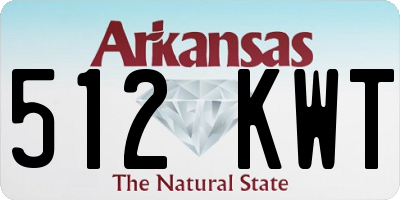 AR license plate 512KWT