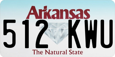 AR license plate 512KWU
