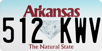 AR license plate 512KWV