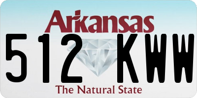 AR license plate 512KWW