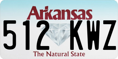 AR license plate 512KWZ