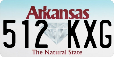 AR license plate 512KXG