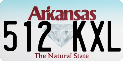AR license plate 512KXL