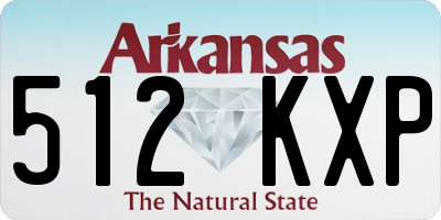 AR license plate 512KXP