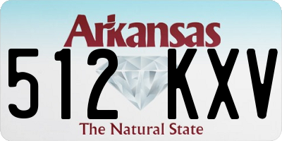 AR license plate 512KXV